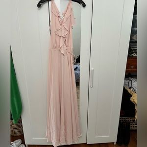 Kendall and Kylie ruffle wrap dress